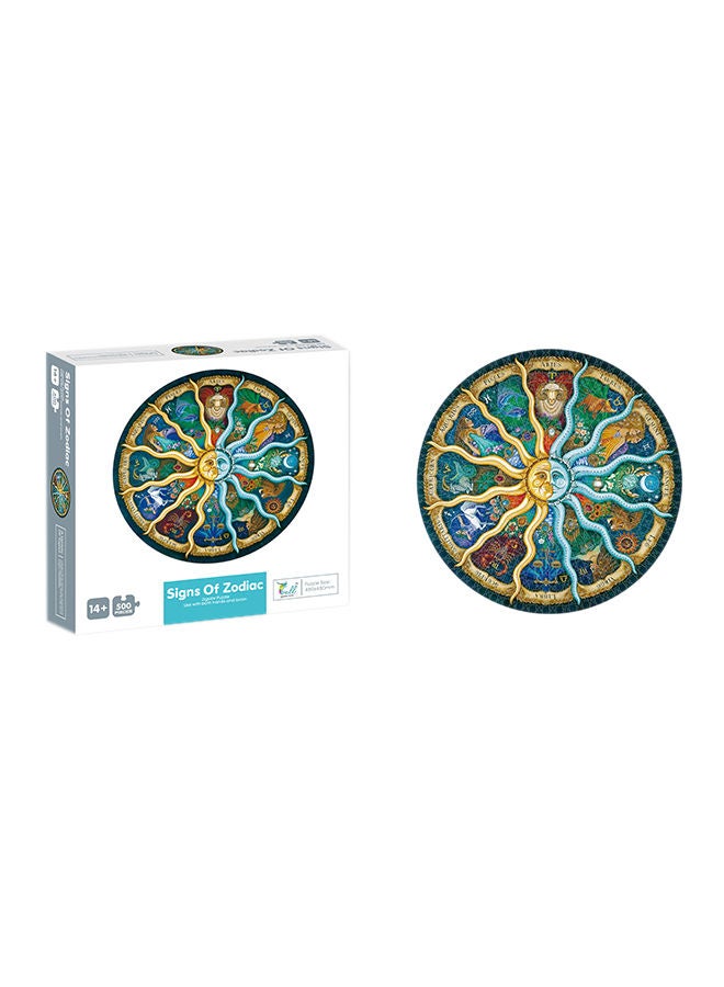 QIHAN - 500-Piece Signs Of Zodiac Jigsaw Puzzle - Image 1
