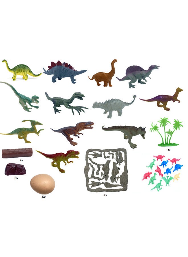 AMERTEER - Dinosaurs Model Toy Set 16x29x19cm - Image 1