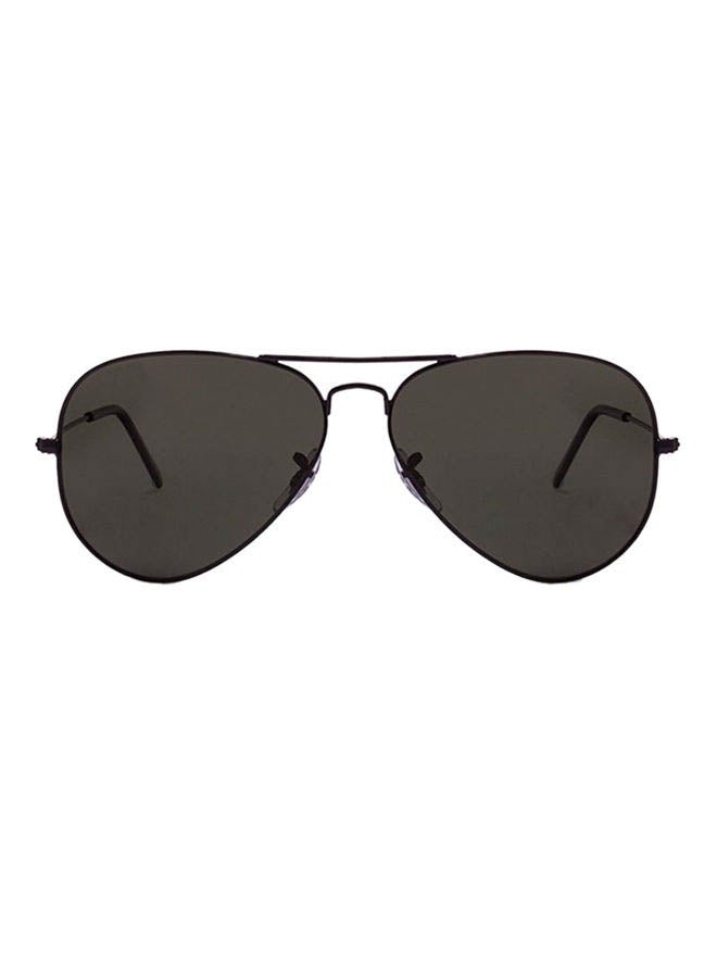 Ray-Ban - Polarized Aviator Sunglasses - RB3025 002/58 58 - Lens Size: 58 mm - Black - Image 1