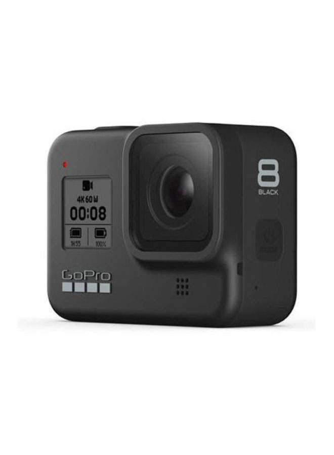 GoPro - Hero 8 Digital Action Camera Black 12MP 4K60/1080p240 8xSlo-Mo Wi-Fi + Bluetooth GPS Enabled Water Resistant - Image 1