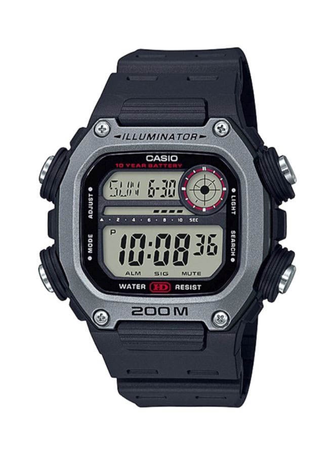 Men's Youth Water Resistant Digital Watch DW-291H-1AV - 50 mm - Black - v1664458788/N36143063A_1