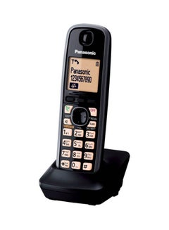 Panasonic 2-Piece Cordless Phone Set With Stand Black/Peach  - Image 2