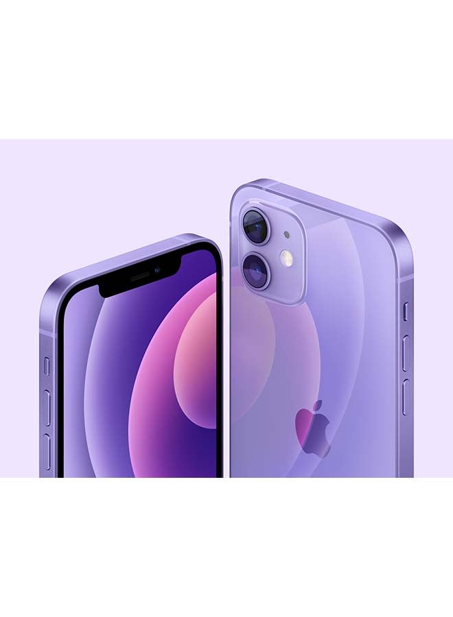 iPhone 12 With Facetime 64GB Purple 5G - Middle East Version - v1664458874/N46897211A_2