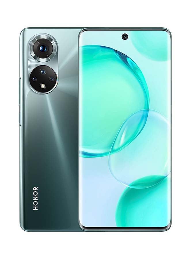 هونور هاتف 50 ثنائي الشريحة بذاكرة رام سعة 8 جيجابايت وذاكرة داخلية سعة 256 جيجابايت ويدعم تقنية 5G بلون أخضر زمردي - إصدار الشرق الأوسط - Image 1