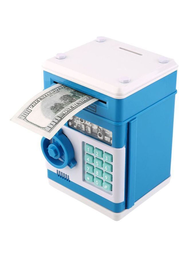 OUTAD - Electronic Money Safe Password Saving Bank ATM For Coins And Bills 15x20.5x14.5cm - Image 1