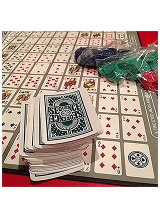 Multicolour An Exciting And Sequence Strategy Board Card Games For Kids - view 3