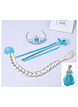 3-Piece Frozen Elsa Costume Cosplay Set - view 4