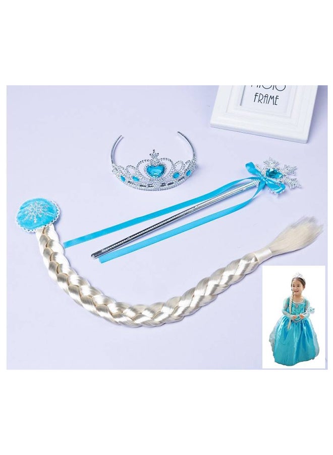 بيوينتي - طقم زي تنكري لشخصية إلسا من فيلم Frozen من 3 قطع - Image 1