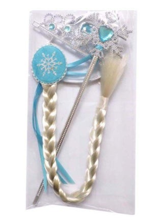 3-Piece Frozen Elsa Costume Cosplay Set - view 3