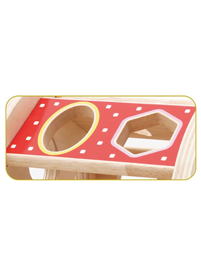 al ostoura toys Intelligence Educational Game Perfect Shapes Sorter Multicolored Durable ‎18.5x18.5x18.8cm  - Image 2