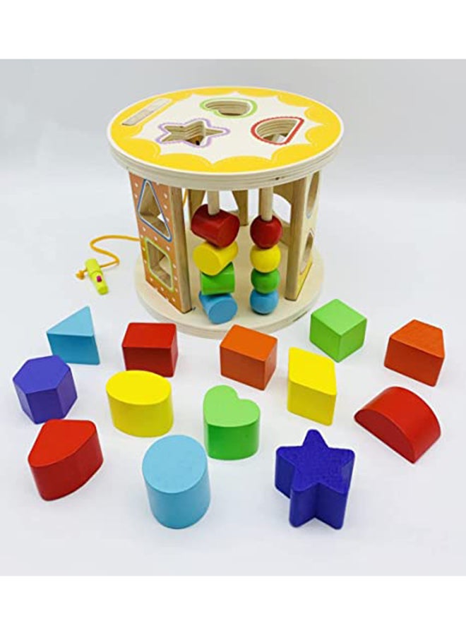al ostoura toys Intelligence Educational Game Perfect Shapes Sorter Multicolored Durable ‎18.5x18.5x18.8cm  - Image 5