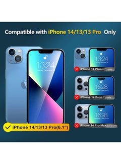 Rock Pow Full Cover Glass Screen Protector For iPhone 14/13/13 Pro 6.1-inch Black  - Image 2