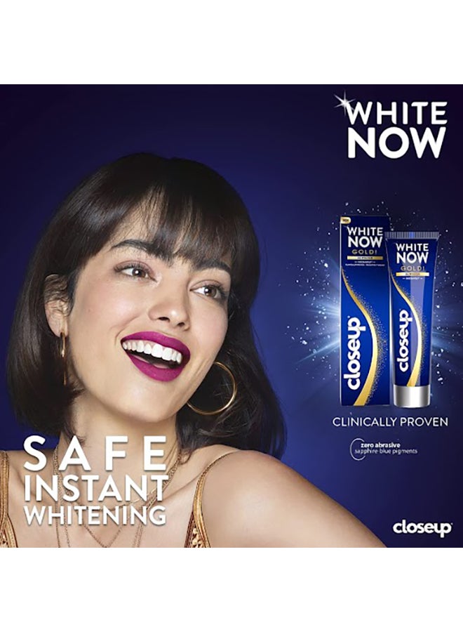 CLOSE Gold White Now Toothpaste Pack of 2 75ml - Image 3