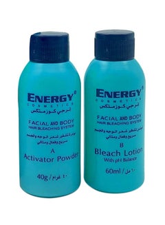 ENERGY COSMETICS Facial And Body Hair Bleaching System 40g, 60ml  - Image 3
