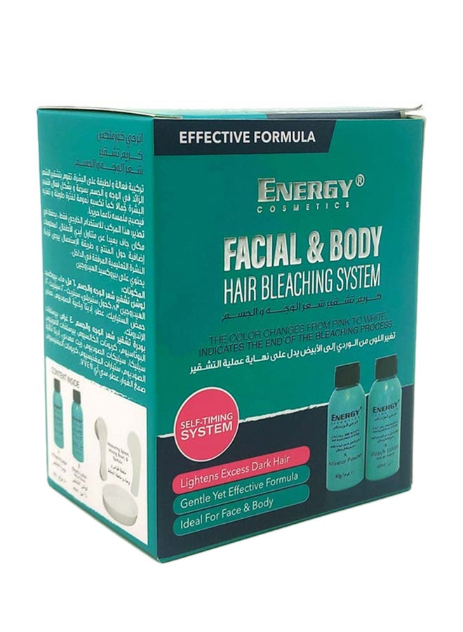 ENERGY COSMETICS Facial And Body Hair Bleaching System 40g, 60ml  - Image 4