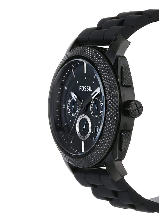 FOSSIL - Men's Silicone Analog Watch FS4487 - 45 mm - Black - Image 1