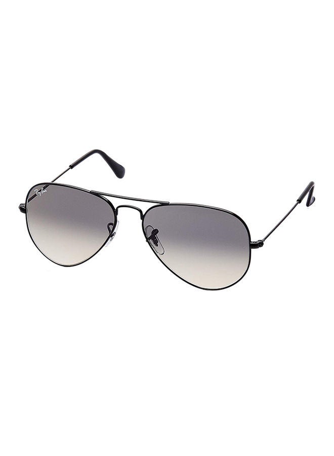 Ray-Ban Men's Full Rim Aviator Sunglasses - RB3025 002 32 - Lens Size: 58 mm - Black  - Image 1