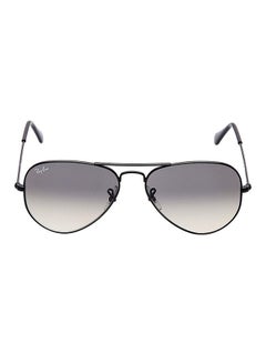 Ray-Ban Men's Full Rim Aviator Sunglasses - RB3025 002 32 - Lens Size: 58 mm - Black  - Image 2