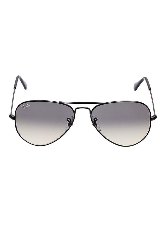 Ray-Ban Men's Full Rim Aviator Sunglasses - RB3025 002 32 - Lens Size: 58 mm - Black  - Image 2