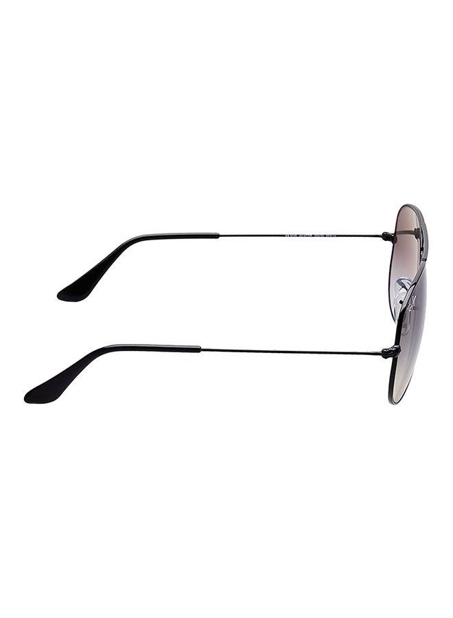 Ray-Ban Men's Full Rim Aviator Sunglasses - RB3025 002 32 - Lens Size: 58 mm - Black  - Image 3