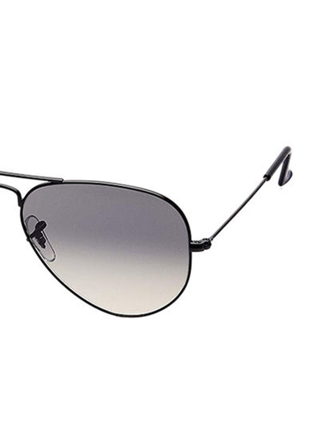 Ray-Ban Men's Full Rim Aviator Sunglasses - RB3025 002 32 - Lens Size: 58 mm - Black  - Image 5