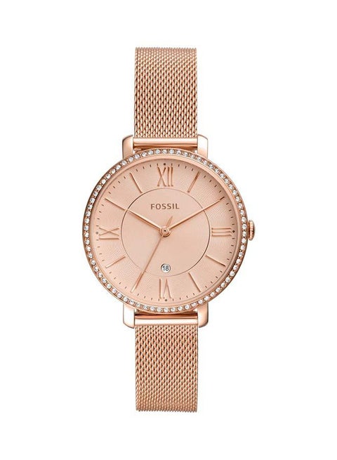Women's Water Resistant Analog Wrist Watch ES4628 - 36 mm - Rose Gold