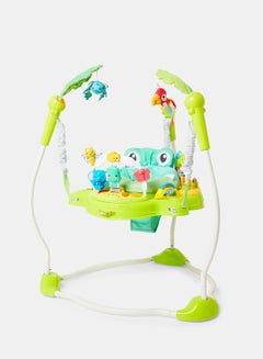 Activity Walker With Seat And Jumper Along With Lights Melodies And Interactive Toys For Babies And Toddlers 6M+ Green