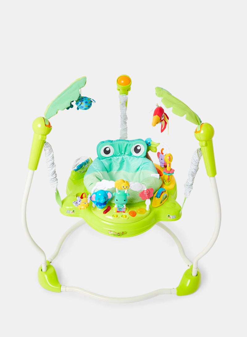 Bebi - Activity Walker With Seat And Jumper Along With Lights Melodies And Interactive Toys For Babies And Toddlers 6M+ Green - Image 1