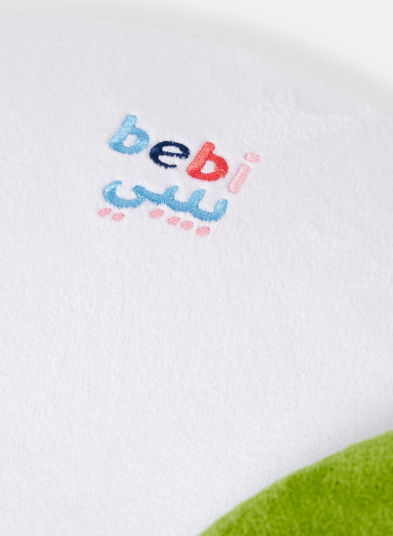 Bebi - Baby Sink Bath Cushion Soft Quick Drying Bathmat For Infant Bathing  Flower shaped Machine Washable Blue/Green/White - Image 1