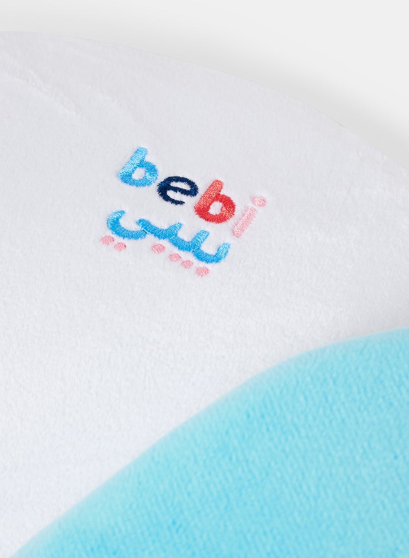 Bebi - Baby Sink Bath Cushion Soft Quick Drying Bathmat For Infant Bathing  Flower shaped Machine Washable Purple/Blue/White - Image 1