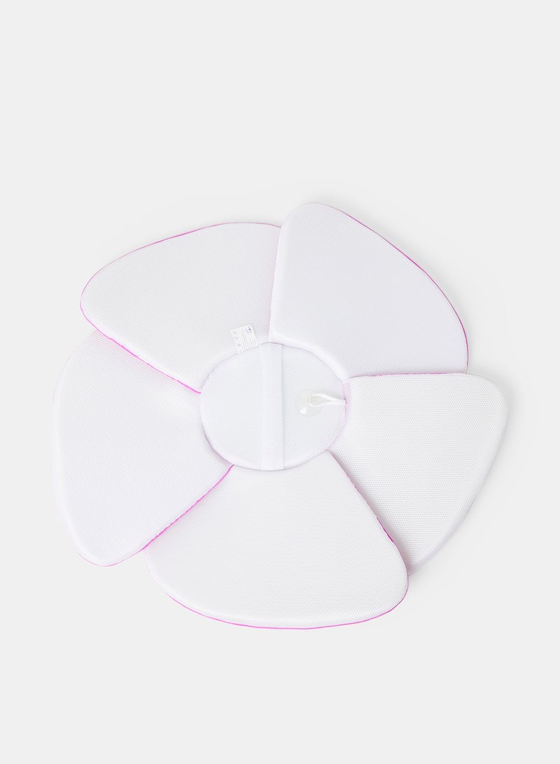 Bebi - Baby Sink Bath Cushion Soft Quick Drying Bathmat For Infant Bathing  Flower shaped Machine Washable Purple - Image 1