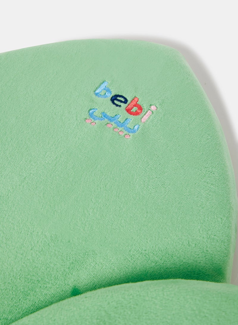 Bebi - Baby Sink Bath Cushion Soft Quick Drying Bathmat For Infant Bathing  Flower shaped Machine Washable Green - Image 1