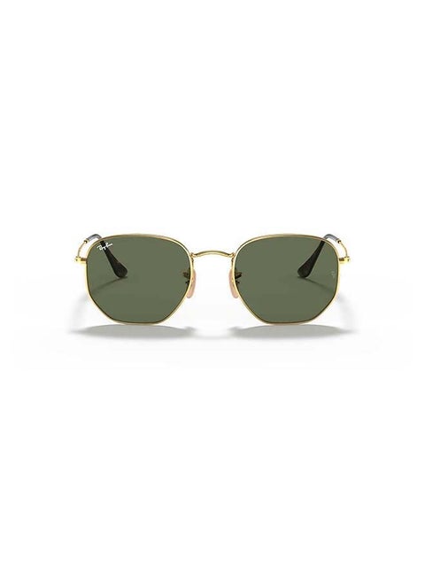Hexagonal Flat Lens 100% UV Protected Sunglasses - RB3548 01 51 - Lens Size: 51 mm - Gold