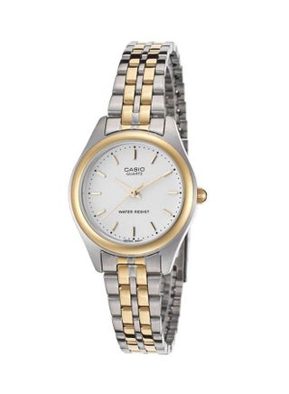 Women's Water Resistant Stainless Steel Analog Watch LTP 1129G - 7ARDF - 26 mm - Silver/Gold - v1664534627/N13073087A_1