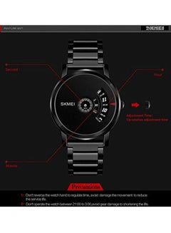 SKMEI Men's Water Resistant Analog Watch 1260 - 39 mm - Black  - Image 3