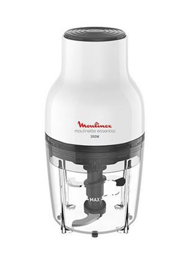 Moulinex - Vegetable Chopper | Moulinette Essential Chopper |  White/ Plastic | 2 Years Warranty 400 ml 300 W DJ520127 White/Black - Image 1
