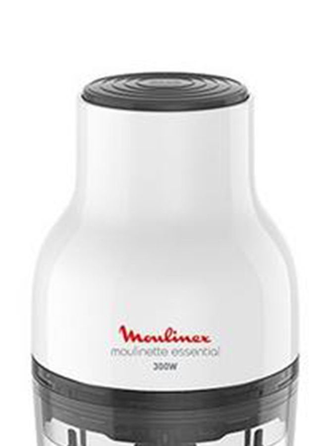 Moulinex - Vegetable Chopper | Moulinette Essential Chopper |  White/ Plastic | 2 Years Warranty 400 ml 300 W DJ520127 White/Black - Image 1
