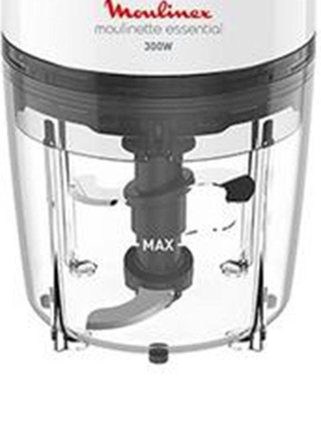 Moulinex - Vegetable Chopper | Moulinette Essential Chopper |  White/ Plastic | 2 Years Warranty 400 ml 300 W DJ520127 White/Black - Image 1
