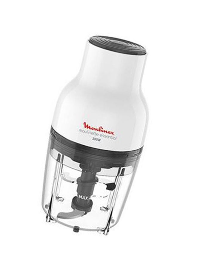 Moulinex - Vegetable Chopper | Moulinette Essential Chopper |  White/ Plastic | 2 Years Warranty 400 ml 300 W DJ520127 White/Black - Image 1