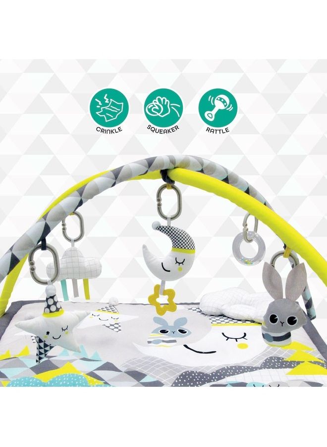 Moon Good Night Baby Play Mat with Pillow 0m+ 45x38x16.5cm – Soft Sensory Activity Mat for Infants ‎45x38x16.5cm - Image 3