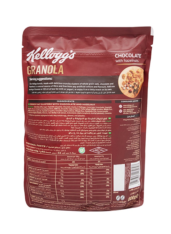 Kellogg's - Chocolate with Hazelnuts Granola 600grams - Image 1