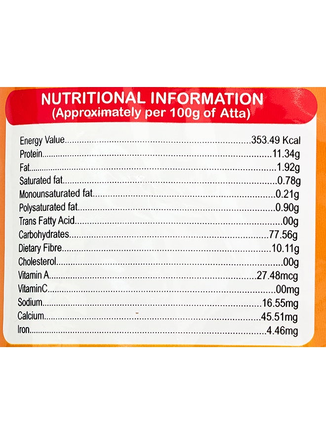 Peacock Chakki Fresh Whole Wheat Atta 5kg  - Image 3