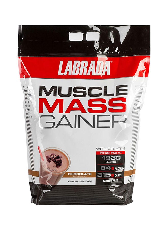 LABRADA - Muscle Mass Gainer Chocolate 12 lbs - Image 1