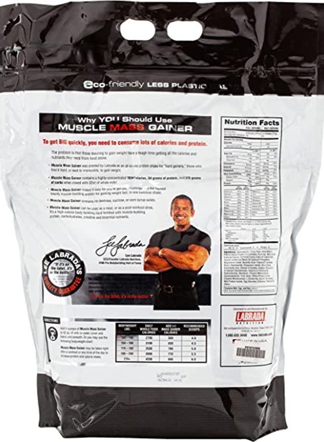 LABRADA - Muscle Mass Gainer Chocolate 12 lbs - Image 1