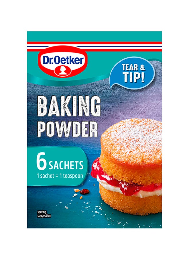 Dr.Oetker Baking Powder 5grams Pack of 6  - Image 1