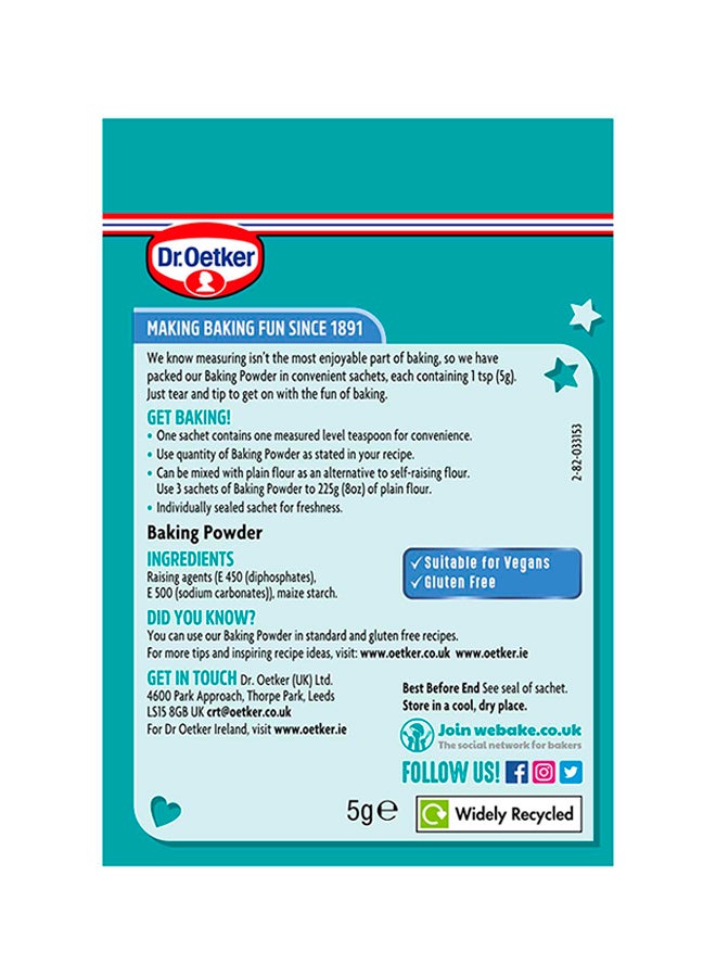Dr.Oetker Baking Powder 5grams Pack of 6  - Image 2