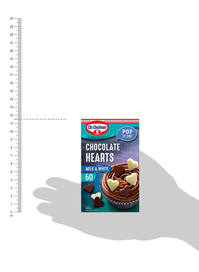 Dr.Oetker Milk And White Chocolate Hearts 40grams - Image 5
