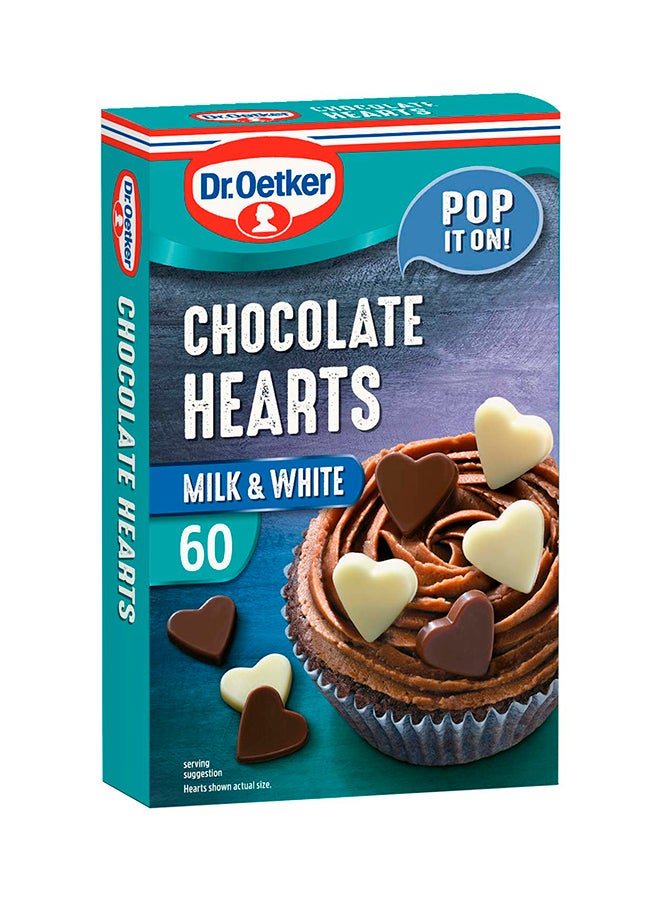 Dr.Oetker Milk And White Chocolate Hearts 40grams - Image 3