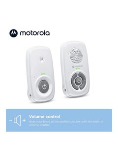 Motorola Motorola Nursery Digital Audio Baby Monitor with High Sensitivity Microphone for Infants/Kids-White  - Image 4