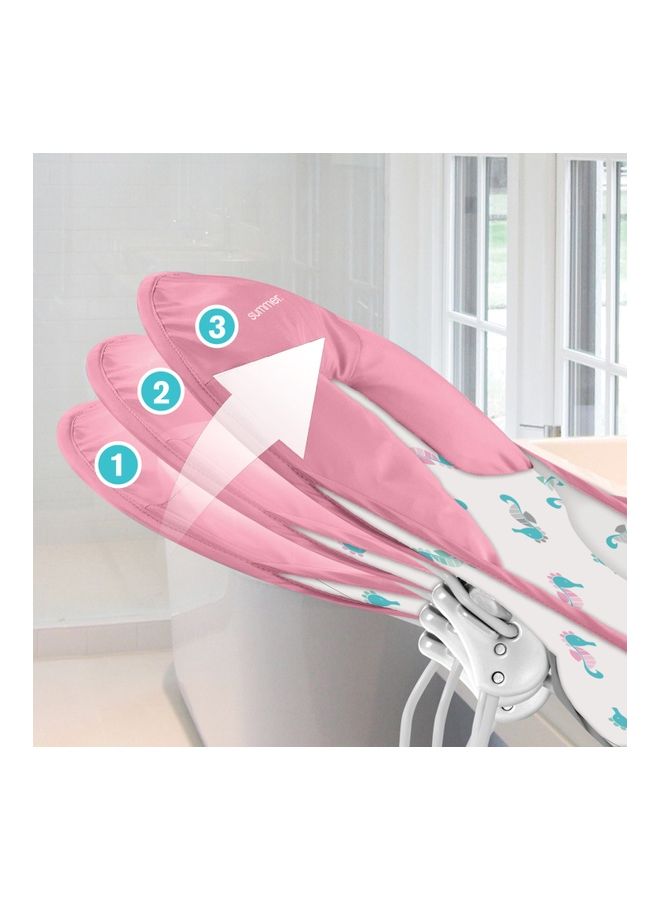 سامر إنفانت حوض استحمام فاخر على شكل فرس البحر للأطفال مناسب للأطفال من عمر 0 شهر فما فوق - Image 3